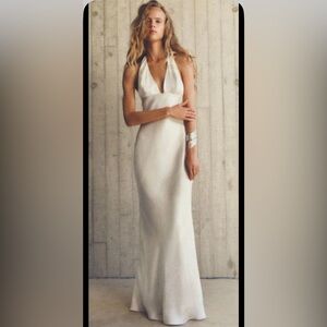 Zara Cream Maxi Dress